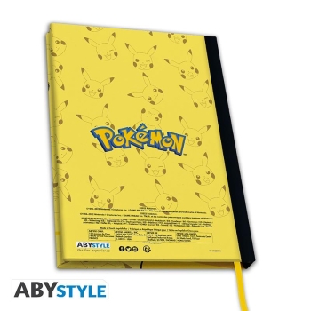 POKEMON - A5 Notizbuch "Pikachu"   Wollten Sie schon immer als Asche in Pokémon spielen? Es ist jetzt mit diesem A5 Notizbuch möglich! Machen Sie sich Notizen über Pokémon und andere Trainer mit Ihrem besten Freund Pikachu, aber achten Sie auf den Elektro